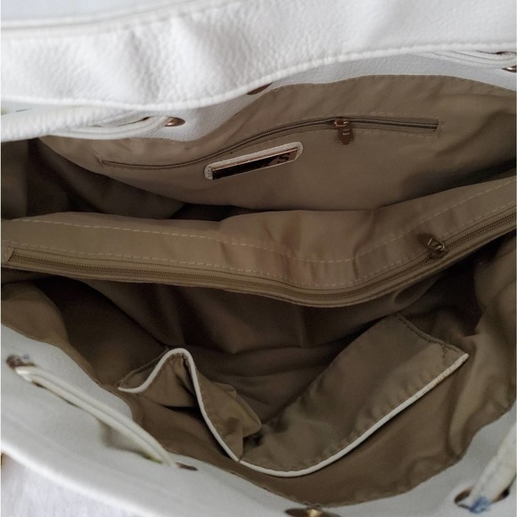 MMS Design Studio Shoulder Bag Aqua Cream - Picture 3 of 5